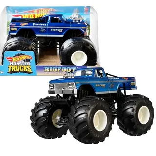 Hot Wheels Spielzeug-Auto Monster Truck BIGFOOT Firestone 4x4x4 1:24 FYJ83-GWL11