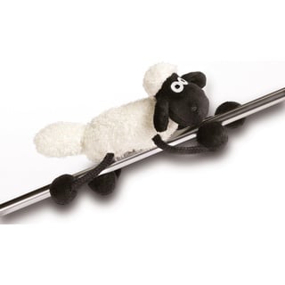 MagNICI Shaun das Schaf 12cm weiß - Nachhaltiges Kuscheltier mit Magnet – Magnettier für Kühlschrank, Tafel, Metall & vieles mehr