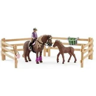 SCHLEICH 42363 Reiterin mit Island Ponys