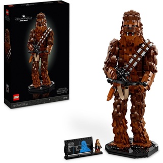 LEGO 75371 Star Wars Chewbacca, Wookie-Figur zum Sammeln, Bogenspanner, Minifigur und Infotafel, Die Rückkehr der Jedi-Ritter, Modell-Bausatz für...