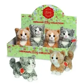 Hermann Teddy 91818 Katze 18 cm - 2-farbig sortiert