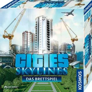 Kosmos 691462 - Cities: Skylines, Das Brettspiel zum PC-Spiel, Für 1 bis 4 Spieler ab 10 Jahren