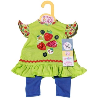 Zapf Creation® Puppenkleidung Dolly Moda, Erdbeeren Outfit 43 cm bunt