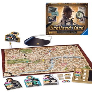Ravensburger 27344 Scotland Yard: Sherlock Holmes Edition - Das kultige Detektivspiel für 2-6 Spieler ab 10 Jahren