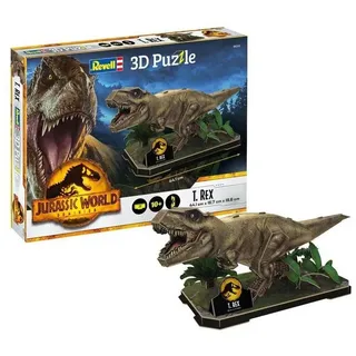 Revell® 3D-Puzzle 3D Puzzle, Jurassic World Dominion - T. Rex, 54 Teile,..., 54 Puzzleteile bunt