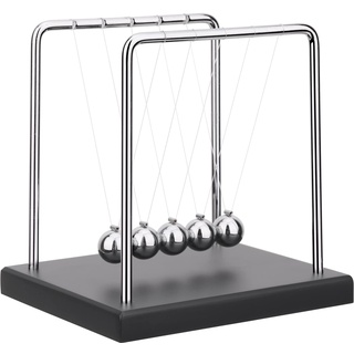QLKUNLA Newtons Cradle Balance Balls Wissenschaft Physik Gadget Desktop Dekoration Kinetische Bewegung Spielzeug für Haus und Büro