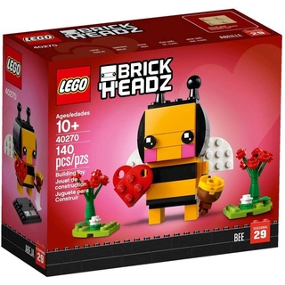 LEGO Brickheadz 40270 - Valentinstags-Biene, 140-teilig
