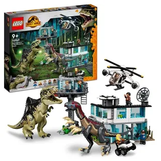LEGO® Jurassic World: Giganotosaurus & Therizinosaurus Angriff (76949); Bauset; spannendes Spielzeug für Kinder ab 9 Jahren (658 Teile)
