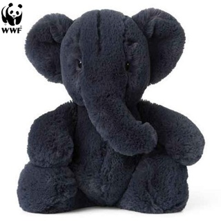 WWF Cub Club - Ebu der Elefant (anthrazit, 29cm) Kuscheltier Stofftier für Kleinkinder Elephant