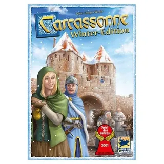 Hans im Glück Spiel HIGD0506 - Carcassonne Winter-Edition, Brettspiel, für..., Familienspiel, Strategiespiel bunt