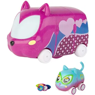 Tomy Games 46829 Ritzy Rollerz Boutique Transportable Violette Kleines Auto 'Helena Heelz' zum Selbstgestalten, 16 Charms zum Sammeln, Mini-Univers für Kinder von 4 bis 8 Jahren, one Size