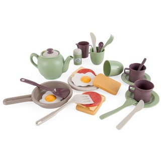 dantoy Spielgeschirr Kinder Spielzeug Frühstücksset Frühstücks-Set, (29-tlg), Serie: Green Garden