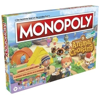 Hasbro Spiel Monopoly - Animal Crossing New Horizons, Brettspiel blau