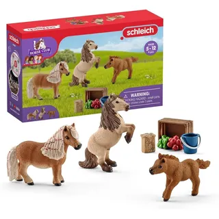 schleich 41432 Mini Shetty Familie, ab 5 Jahren, HORSE CLUB - Spielset, 8 Teile, exklusiv bei Amazon