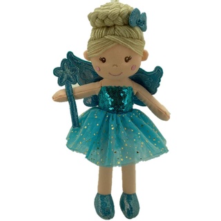 Sweety-Toys Stoffpuppe »Sweety Toys 13258 Stoffpuppe Fee Prinzessin 30 cm blau« blau