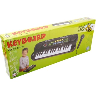 Boogie Bee Elektronisches Keyboard mit Mikrofon Länge 43 cm