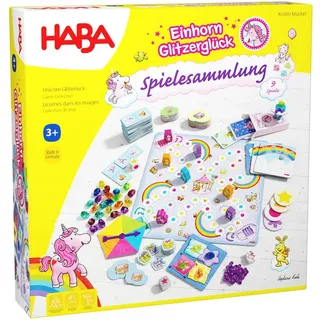 Haba Spiel, Kinderspiel Spielsammlung Einhorn Glitzerglück 2010879001
