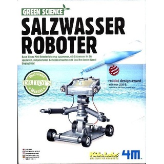 4M HCM68554 - Green Science, Salzwasser Roboter,Bausatz, Forschen, Experimentieren