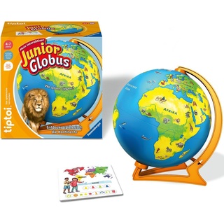Ravensburger Globus tiptoi® Mein interaktiver Junior Globus, Made in Europe, FSC® - schützt Wald - weltweit bunt