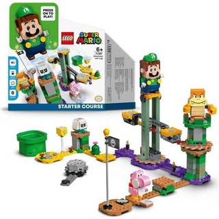 LEGO 71387 Super Mario Adventures of Luigi Starter Pack, Interaktives Bauspiel
