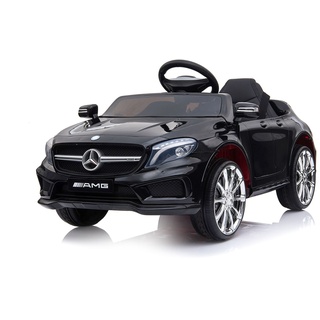 Chipolino Kinder Elektroauto Mercedes Benz GLA45 Fernbedienung, EVA-Reifen, MP3 schwarz
