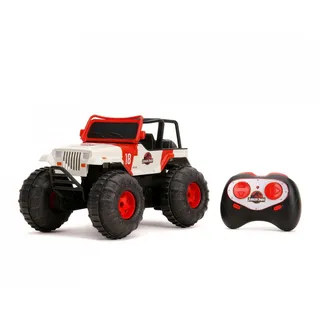 JADA RC-Auto Jurassic World RC Jeep Wrangler ferngesteuertes Auto fährt & schwimmt bunt