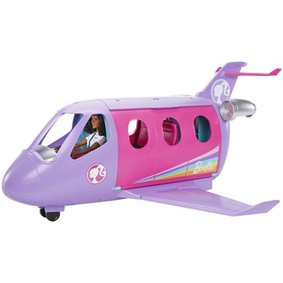 Barbie Flugzeug und Pilot Puppe, Life in The City Airplane Adventures, echte bewegliche Räder, Reise Aufkleber, 1 Puppe enthalten, Geschenke für Kinder 3 Jahre und älter,HCD49