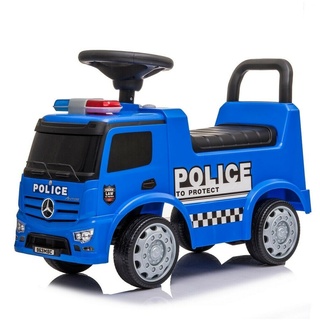 Mercedes-Benz Police Polizei Rutschauto LED Rutscher Kinderauto Hupe