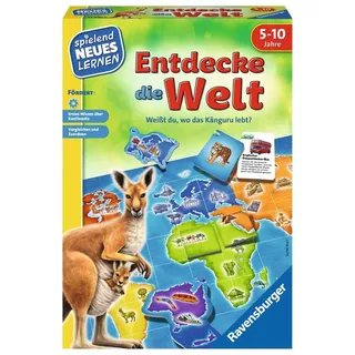 Ravensburger Spiel Neues Lernen Zuordnungs- und Legespiel Entdecke die Welt 24990