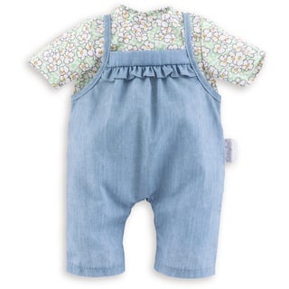 Corolle 9000110690 - Ma Premiere Poupee Latzhose, Bluse, für alle 30cm Babypuppen, ab 18 Monaten