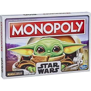 Hasbro Spiel Monopoly Star Wars Mandalorian (Englisch), Brettspiel weiß