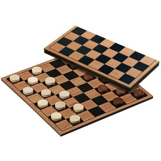 3144 - Dame, Set, Brettspiel aus Holz, 1-2 Spieler, ab 8 Jahre