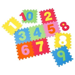 Knorrtoys 21001 - Puzzlematte Bodenpuzzle Spielmatte Spielteppich Schaumstoffmatten 10 Matten, 26 Teile