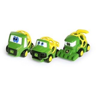 Kids II Spielzeug-Auto Oball John Deere Tough Ol' Trio (Traktor, Mähdrescher, Transporter) grün