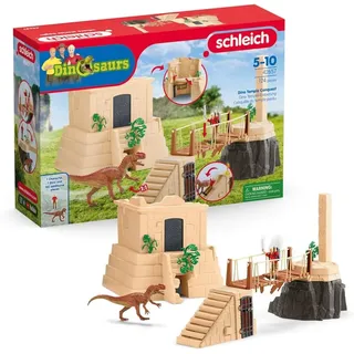 schleich 42657 Dino Tempel Klein, ab 5 Jahren, DINOSAURS - Spielset, 124 Teile, exklusiv bei Amazon