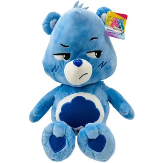 Glücksbärchi Kuscheltier Care Bears Plüsch Plüschfigur XXL 43 cm Teddybär Stofftier Glücksbärchen für Kinder (Brumm Bärchi blau XXL 43 cm)