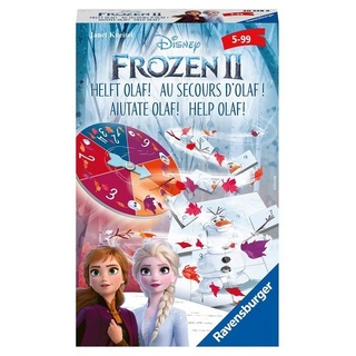 Ravensburger 20528 - Disney Frozen 2 Helft Olaf  Mitbringspiel Für 2-4 Spieler  Ab 5 Jahren  Kompaktes Format  Reisespiel  Glücksspiel