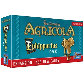 Lookout Games Agricola Ephipparius Deck-Erweiterung 168 neue Karten mehr Vielfalt! Landwirtschaftsstrategiespiel Kinder Erwachsene ab 12 Jahren 1–4 Spieler 60–120 Minuten Spielzeit LOG173 Mehrfarbig