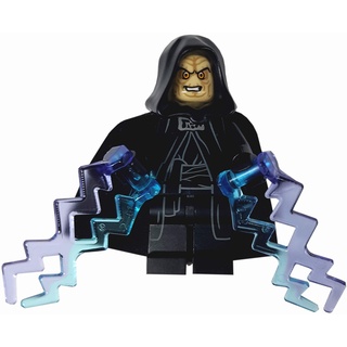 LEGO Star Wars - Minifigur Imperator Palpatine (Emperor Palpatine) mit zwei Machtblitzen