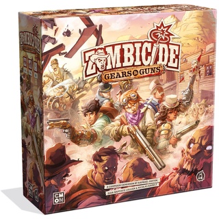 Zombicide: Undead or Alive Brettspiel Gear & Guns Expansion,Strategie-Brettspiel,Kooperatives Spiel für Erwachsene,Zombie-Brettspiel,Durchschnittliche Spielzeit 1 Stunde,hergestellt von CMON
