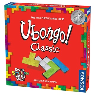 Thames & Kosmos - Ubongo!, Classic - Level: Beginner - Unique Puzzle Game - 1-4 Players - Puzzle Solving Strategy Board Games for Adults & Kids, Ages 8+, 696184