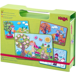 Haba Magnetspiel Jahreszeiten, Mehrfarbig, Kunststoff, Naturmaterialien, 23.5x18.5x5 cm, unisex, Spielzeug, Kinderspielzeug, Kinderspiele