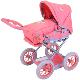Knorrtoys® Kombi-Puppenwagen Ruby - NICI Spring, mit Wickeltasche rosa