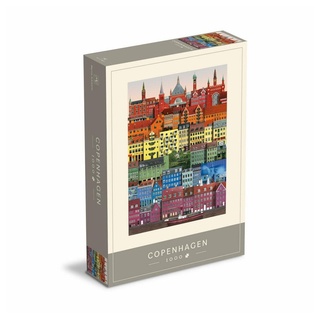 Martin Schwartz Puzzle Copenhagen Rainbow, 1000 Puzzleteile bunt