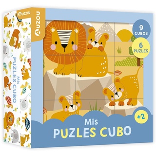Auzou Editions Español XOU-9526517 Mein Würfelpuzzle, Puzzle