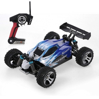 s-idee® 18105 A959 RC Auto Buggy Monstertruck 1:18 mit 2,4 GHz 50 km/h schnell, wendig, voll digital proportional 4x4 Allrad WL Toys ferngesteuertes Buggy Racing Auto