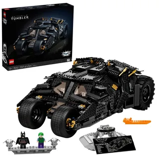 LEGO DC Batman Batmobile Tumbler, Modellauto zum Bauen, großes Set für Erwachsene mit Batman und Joker-Figuren, Sammlermodell zum Ausstellen als cooles Deko-Stück 76240