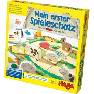 Haba Spielesammlung, Mein erster Spieleschatz, Made in Germany bunt