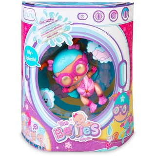 The Bellies – Lily-Splash! Bellie Aquatico, mag Wasser, interaktive Puppe für Mädchen und Jungen ab 3 Jahren (Famosa 700016275)