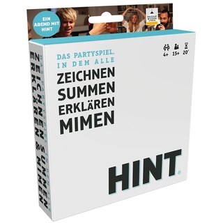 Bezzerwizzer Studio, HINT Pocket, Partyspiel, Kartenspiel, 4+ Spieler, Ab 15+ Jahren, 20 Minuten, Deutsch